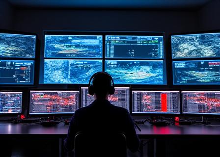 Sala de análisis de datos y telemetría de competición